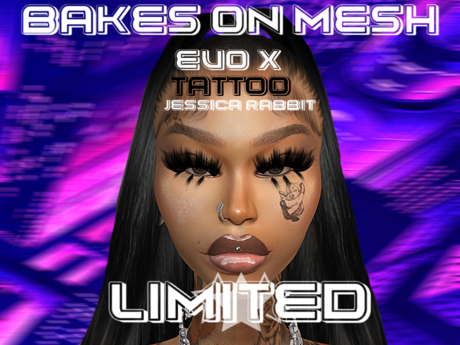 Second Life Marketplace - !L! Jessica Rabbit Face Tattoo